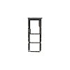 Υποδοχή κάρτας Dual Sim / Dual Sim Tray για Samsung Galaxy A70 SM-A705F Black
